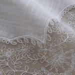 handkerchief, lace, bridal
